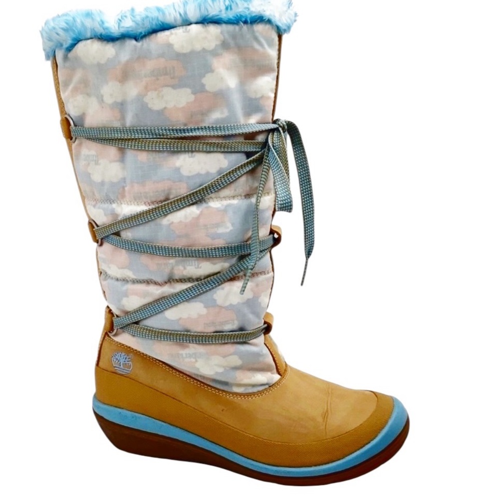 {Timberland} Leather & Faux Fur Winter Boot